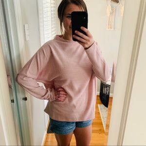 H&M Oversized Light Hazy Pink Sweater Medium